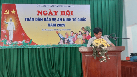 UBND xã Ân Hảo, tổ chức ngày Hội toàn dân bảo vệ an ninh tổ quốc năm 2025