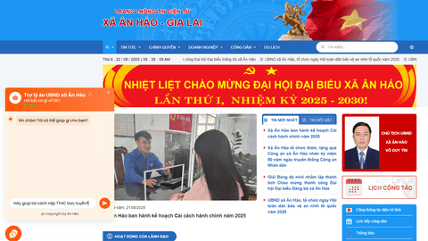 Xã Ân Hảo ra mắt Trợ lý ảo: Tăng tốc xây dựng chính quyền số, xã hội số