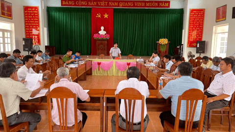 Họp Ban Chỉ đạo vận động Hiến máu tình nguyện xã Ân Hảo năm 2025