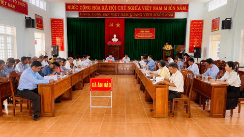 UBND xã Ân Hảo tổ chức Hội nghị sơ kết tình hình Kinh tế - Xã hội 9 tháng, triển khai nhiệm vụ trọng tâm quý IV năm 2025