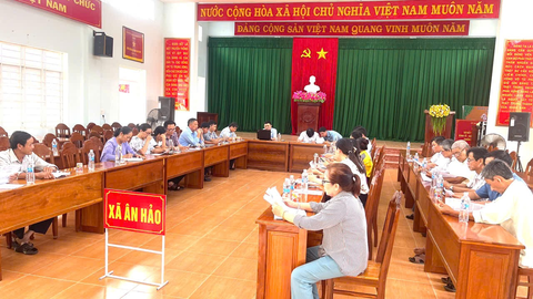 Hội nghị tuyên truyền chính sách Bảo hiểm y tế, Bảo hiểm xã hội tại xã Ân Hảo